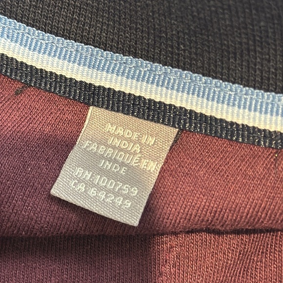 Ted Baker Men's Maroon Zip-Up Sweater Size Medium - Picture 8 of 8